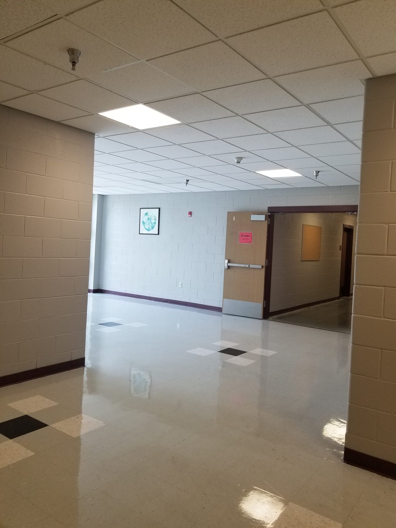 Black Card LLC jobsite — Ruffin Hall Lobby